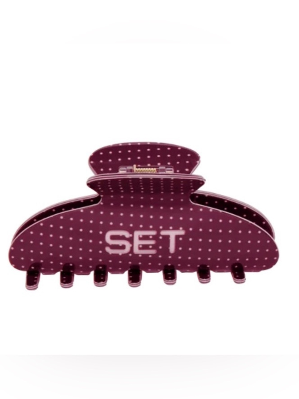SET Polka Dot Claw Clip